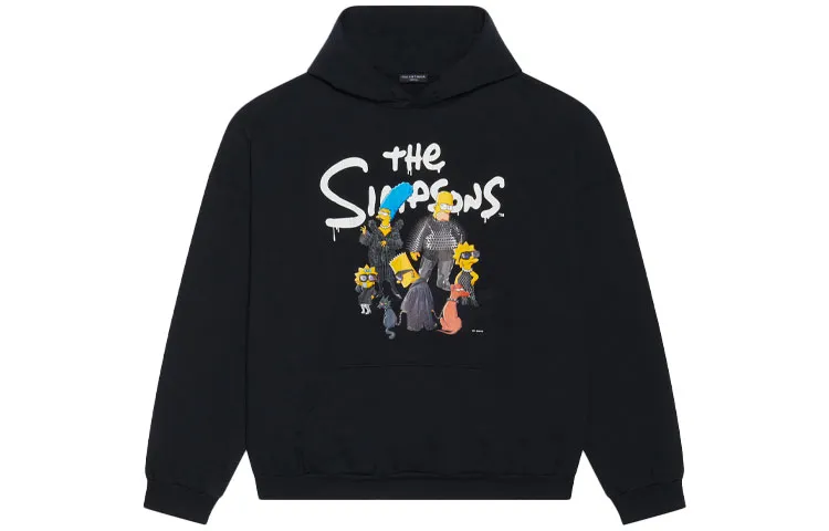 Balenciaga X The Simpsons Women'ss Wide Fit Hoodie