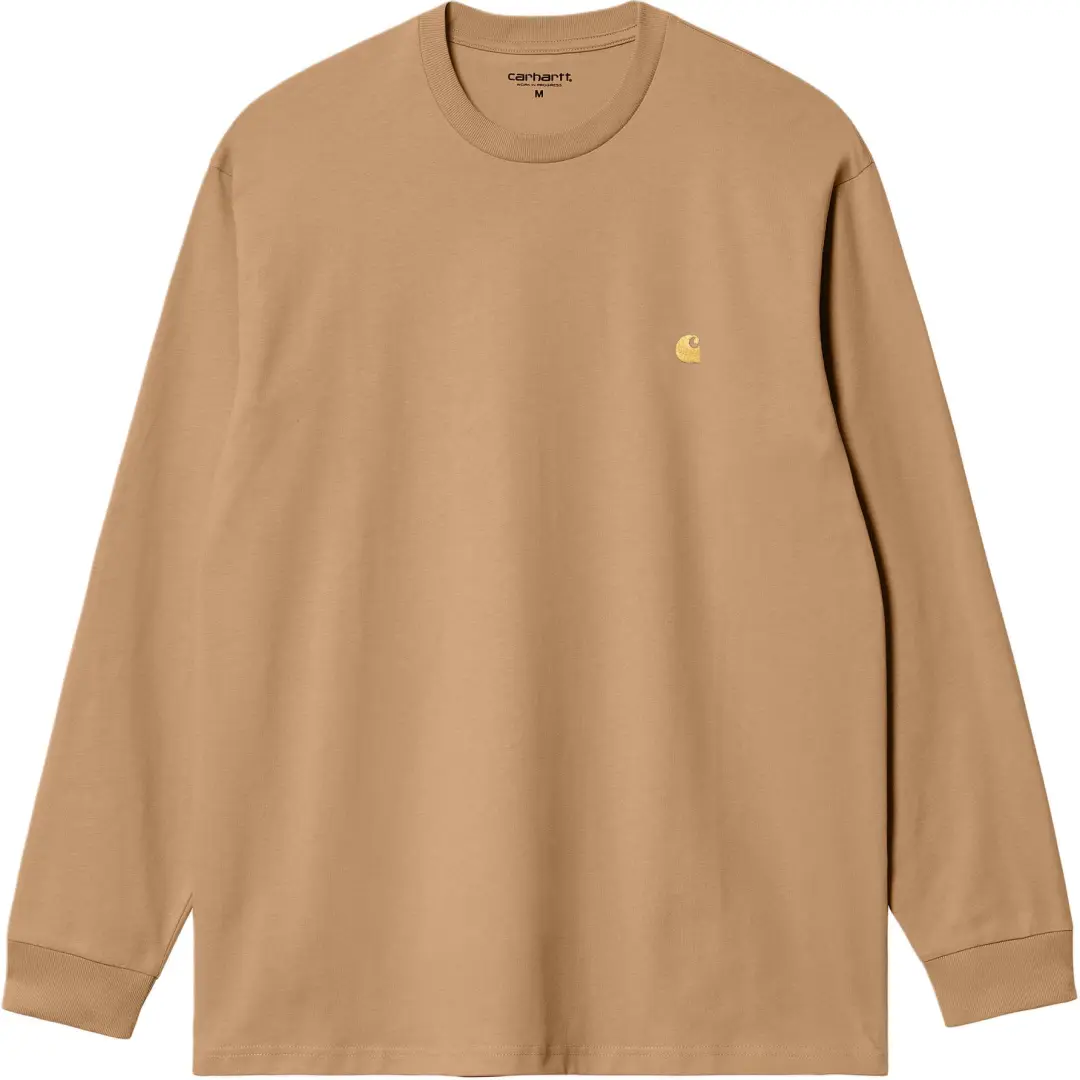 Carhartt WIP L/S Chase T Shirt T Shirt Unisex Peanut