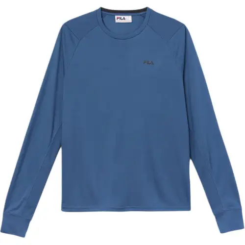 FILA T Shirts Men's Blue Crew Neck Moderate