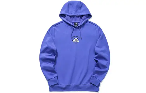 ANTA Sweatshirts Men's Blue Hooded Thickened Regular