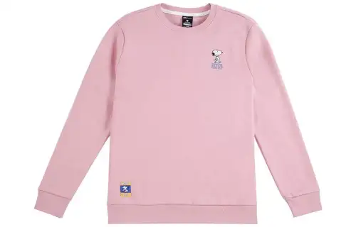 ANTA Sweatshirts Unisex Dark Pink Crew Neck Moderate Other
