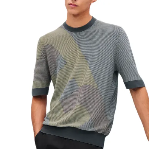 HERMES T Shirt Men's Marine Blue