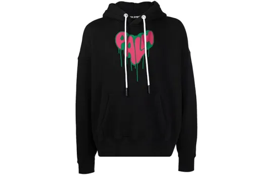 PALM ANGELS Palm Spray Heart Hoodie