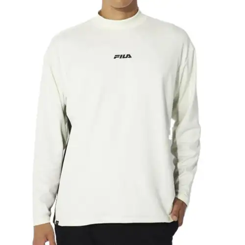 FILA T Shirts Men's White Crew Neck Moderate