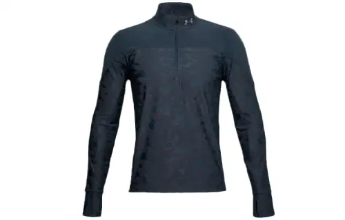 Under Armour Qualifier Sweatshirts Men's Blue Stand Collar Moderate Regular