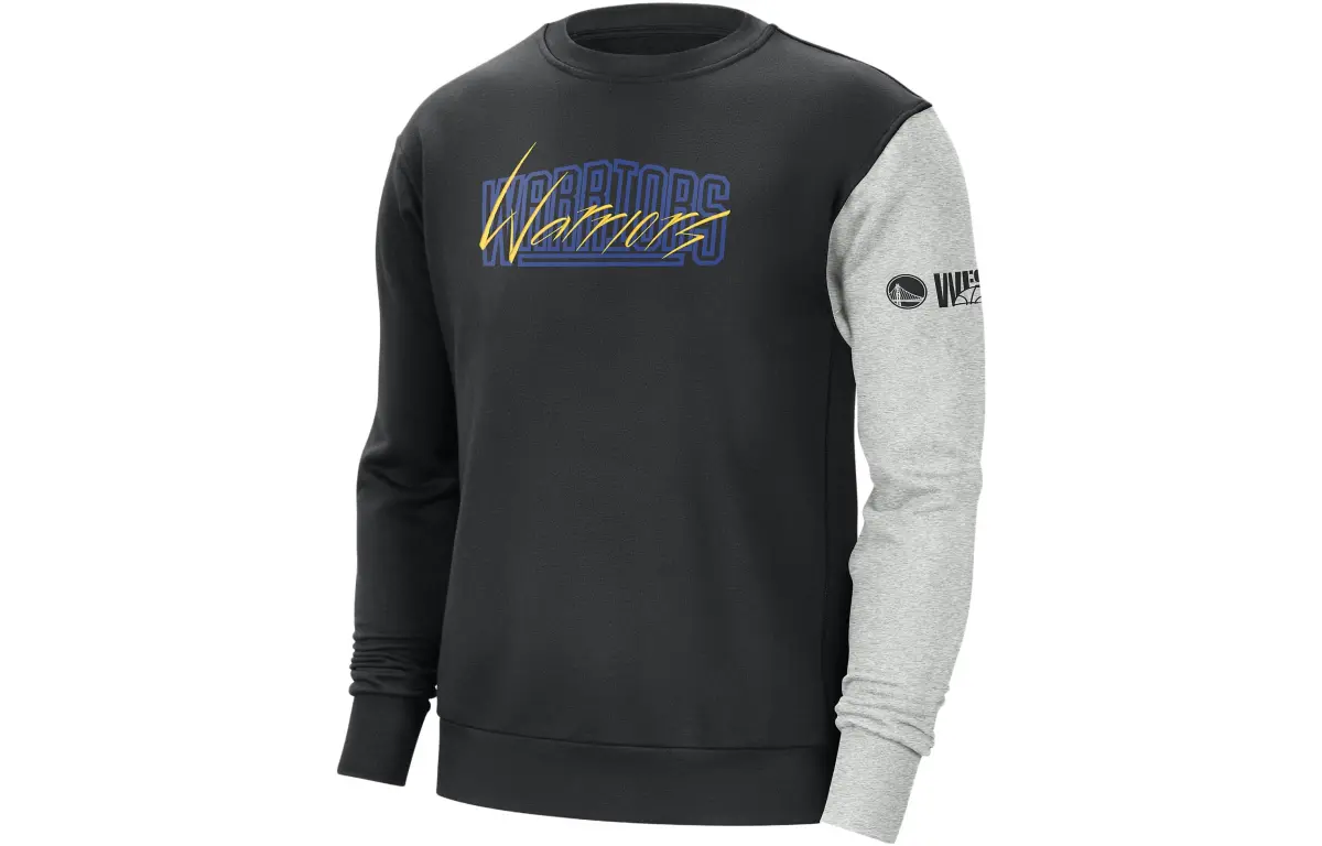 Nike Sweatshirts Men's Black Crew Neck Moderate Regular