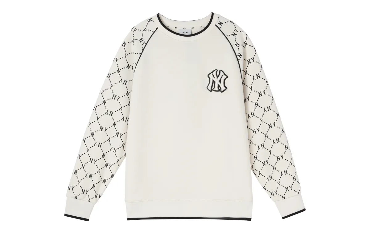 MLB Sweatshirt Fall Unisex Ecru