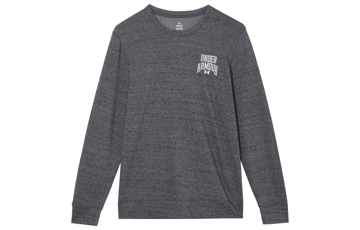 Under Armour Sweatshirts Men's Gray Crew Neck Moderate Regular
