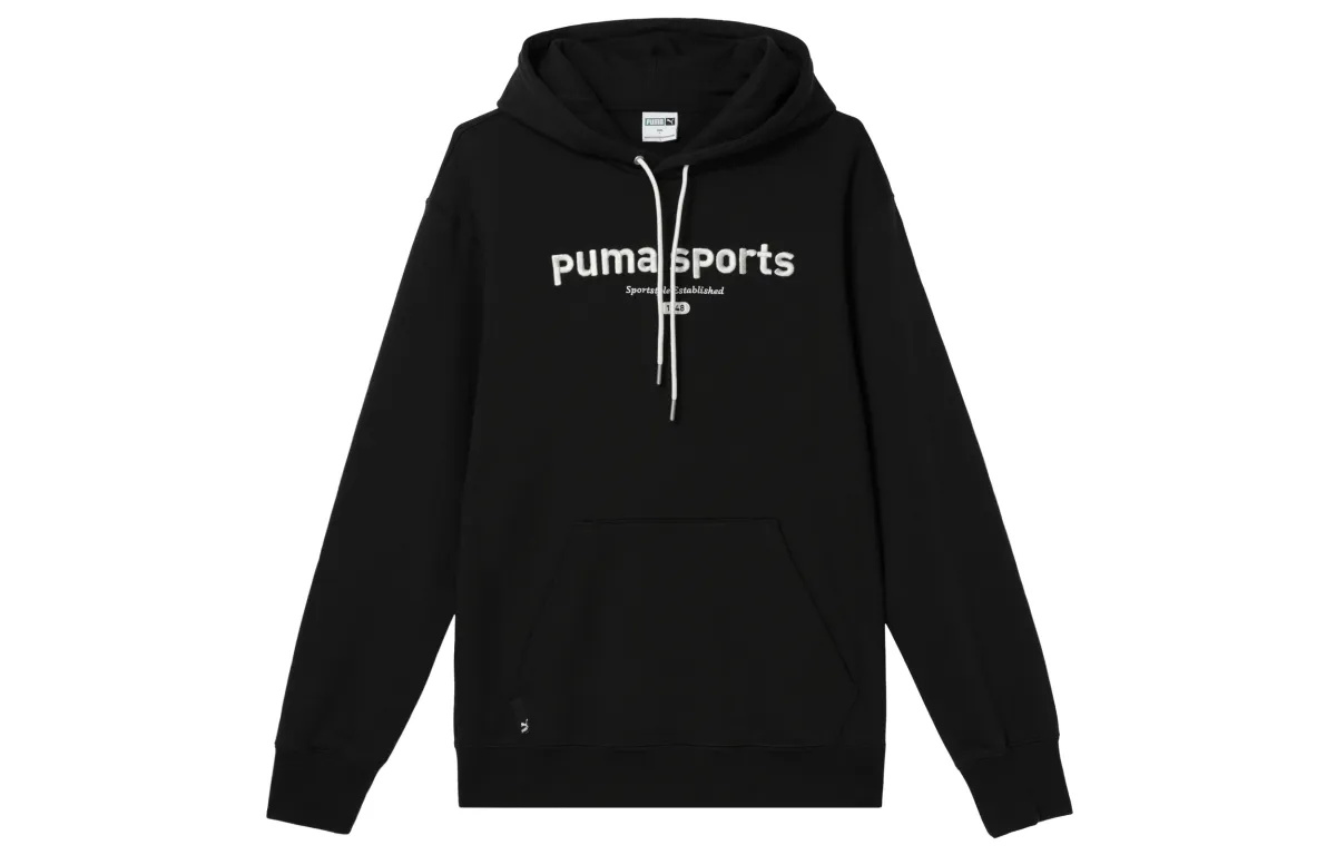 PUMA Sweatshirts Men's Black Hooded Moderate Other