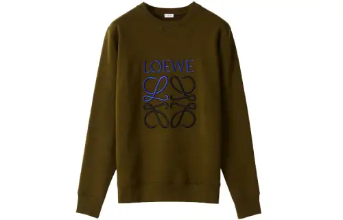 LOEWE Sweatshirt Men's Khaki Green