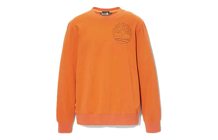 Timberland Sweatshirts Unisex Yellow Crew Neck Moderate