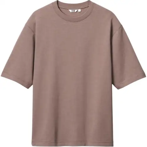 UNIQLO AIRism T Shirt Unisex Chestnut