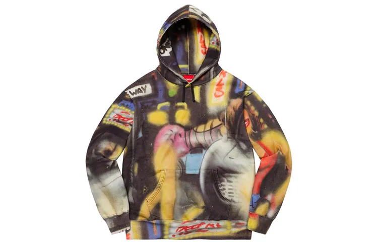 Supreme X Lady Pink Hooded Sweatshirt