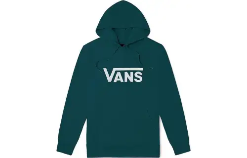 Vans Sweatshirts Unisex Lake Green Hooded Moderate Regular