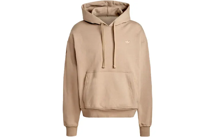 Adidas Originals Sweatshirts Men's Brown Hooded Moderate Regular