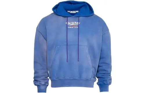 OFF WHITE Wave Off Boxy Hoodie