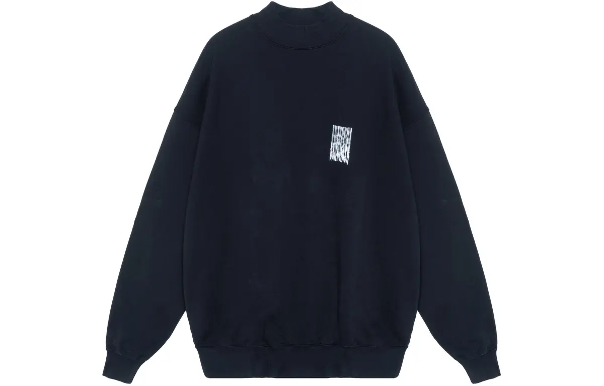 Balenciaga Sweatshirt Loose Fit Unisex Black
