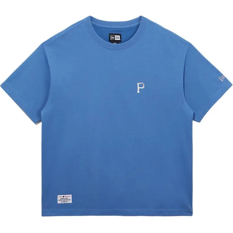 New Era X MLB T-Shirts Unisex Blue Crew Neck