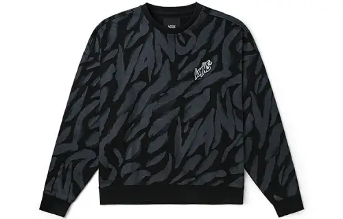 Vans Sweatshirts Unisex Black Crew Neck Moderate Regular