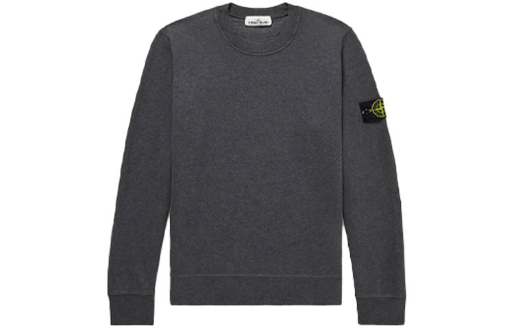 STONE ISLAND 63020 Brushed Cotton Fleece Crewneck