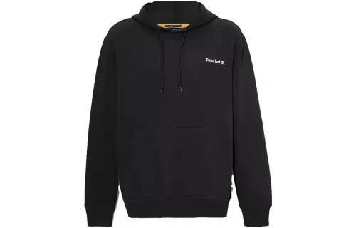 Timberland Sweatshirts Unisex Black Hooded Moderate Regular