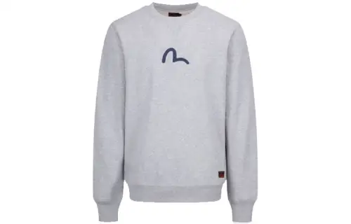 EVISU Seagull-print Crew-neck Sweatshirt
