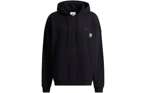 Adidas Originals X Melting Sadness Sweatshirts Men's Black Hooded Moderate Regular