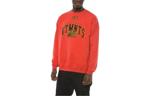 Vetements Sweatshirts Men's Red Crew Neck Moderate