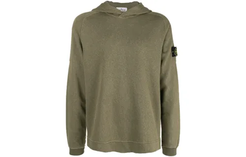 Stone Island logo-patch hoodie