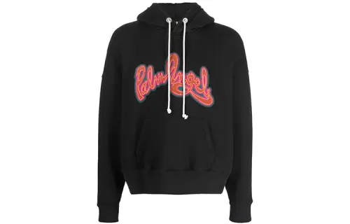 PALM ANGELS Script Logo Popover Hoodie