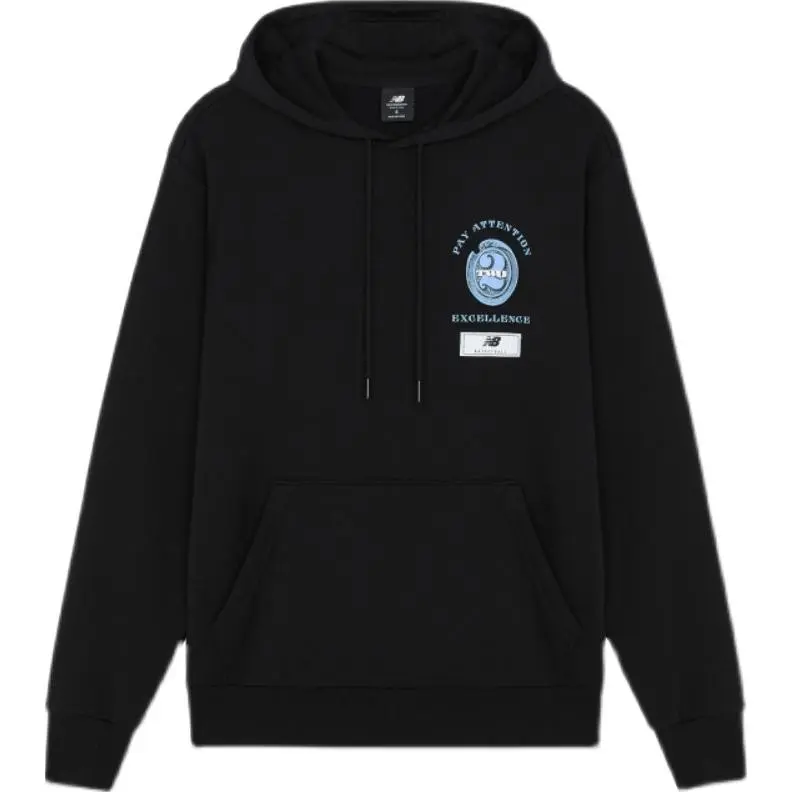 New Balance Sweatshirts Men's Black Hooded Moderate Other