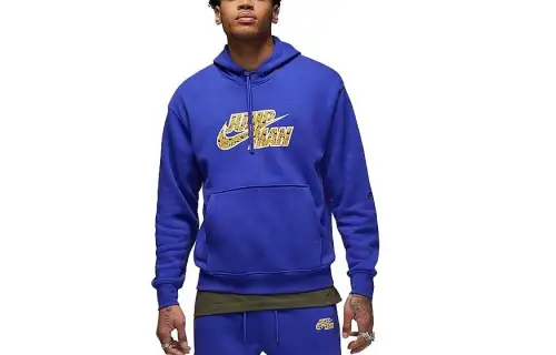 Jordan Sweatshirts Men's Blue Crew Neck Moderate Other