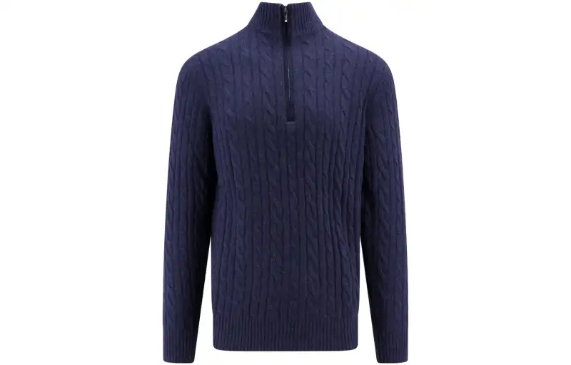 Loro Piana Zipped Turtleneck Knit Jumper