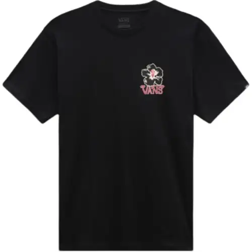 Vans T Shirts Men's Black Crew Neck Moderate Straight Fit