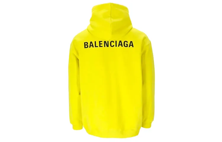 Balenciaga Logo Print Hoodie