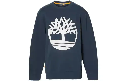 Timberland Sweatshirts Men's Dark Sapphire Crew Neck Moderate Regular
