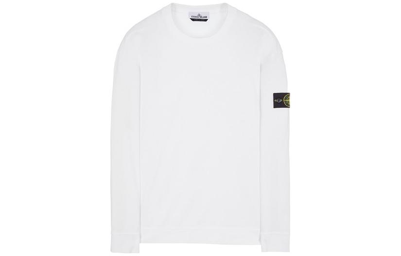 STONE ISLAND 63020 Brushed Cotton Fleece Crewneck Sweater