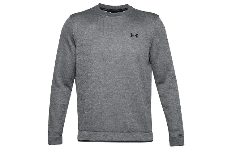 Under Armour Sweatshirts Men's Gray Crew Neck Moderate Straight Fit