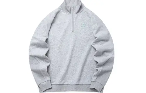 ANTA Sweatshirts Unisex Gray Stand Collar Moderate