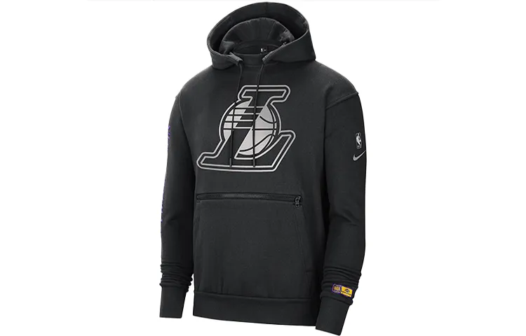 Nike Sweatshirts Men's Black Hooded Thickened Regular