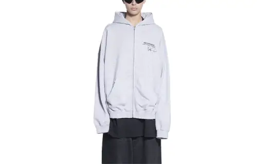 Balenciaga Zip Up Hoodie