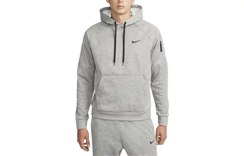 Nike Sweatshirts Men's Gray Hooded Moderate Other