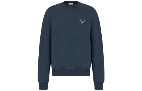 DIOR x KENNY SCHARF SS22 Sweatshirt Men's Dark Blue