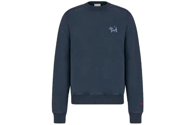 DIOR x KENNY SCHARF SS22 Sweatshirt Men's Dark Blue
