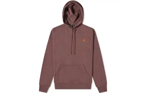 New Balance Sweatshirts Men's Red Hooded Moderate Regular