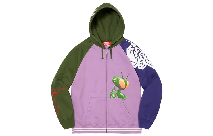 Supreme x Junya Watanabe zip-up hoodie