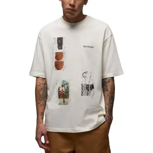 Jordan Flight Heritage T Shirt Men's Sail