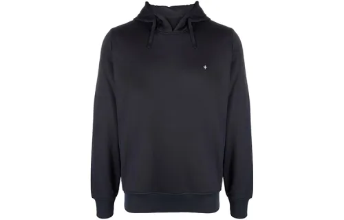 STONE ISLAND Sweatshirts Men's Marine Blue Hooded Moderate Regular