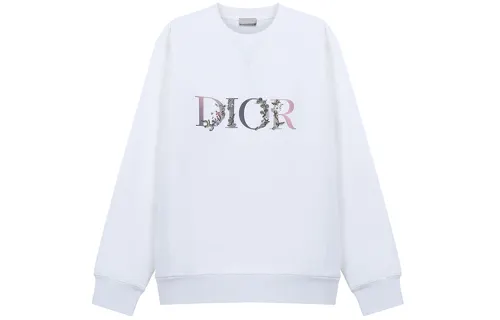 DIOR Flowers Embroidered Crewneck