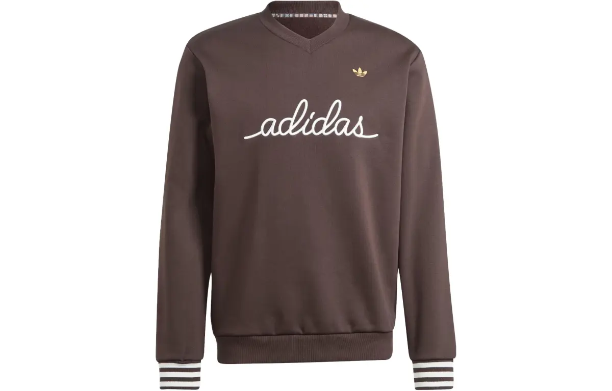 adidas originals Nice Embroidered Sweatshirt Brown